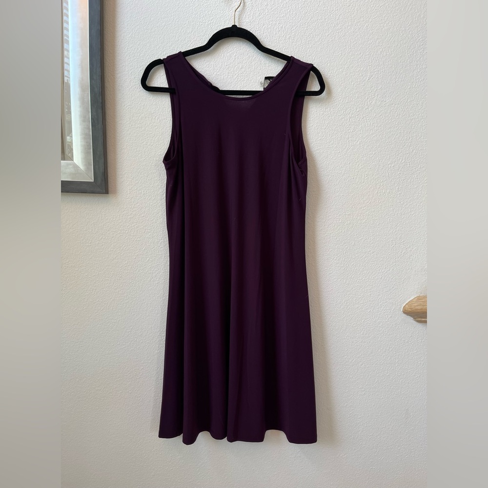 Anne Klein. Eggplant Purple dress. Size 6.